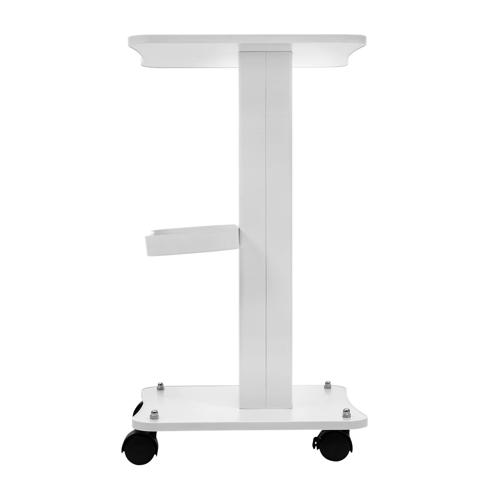 3 Tier Beauty Rolling Cart Hairdressing Storage Tray Salon Spa Service Instrument 360° Swivel Trolley Stand Load 88.18Lbs