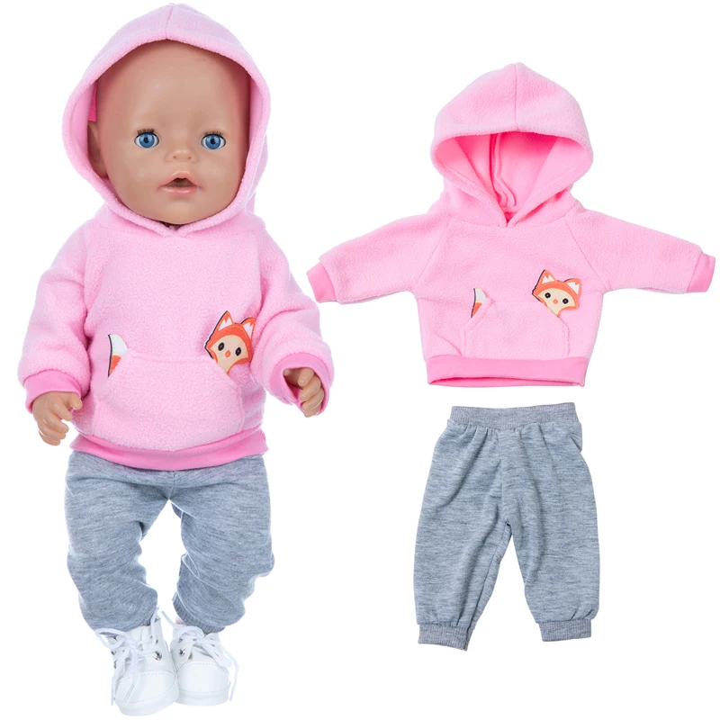 2023 New Lovely Doll Suit For 17 Inch Baby Doll 43cm Doll Clothes, Doll Accessories.