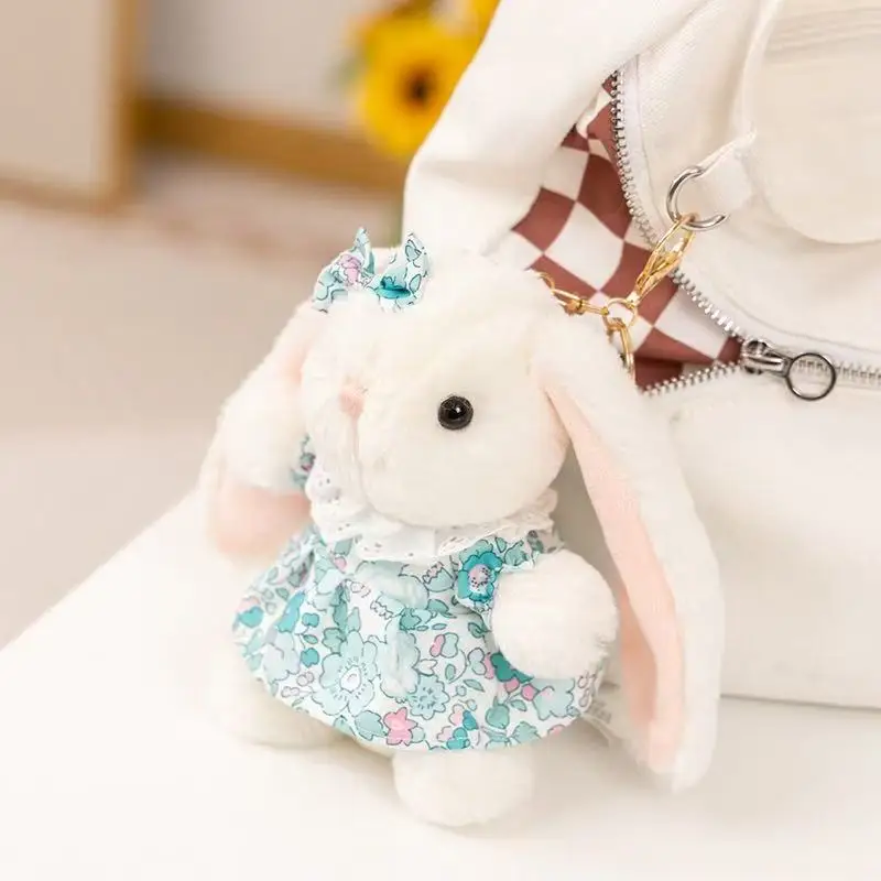 Najnowszy, głośny królik Miniso, pluszowa zawieszka do plecaka, symulacja pluszowej zabawki, figurka, kreskówka anime, uroczy prezent, lalka.