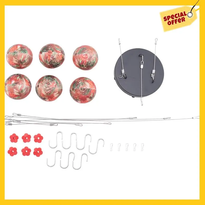 

A96K-New Wind Chime Bird Feeder Garden Decor Outdoor, Bird Feeder With Hanging And Window Connection