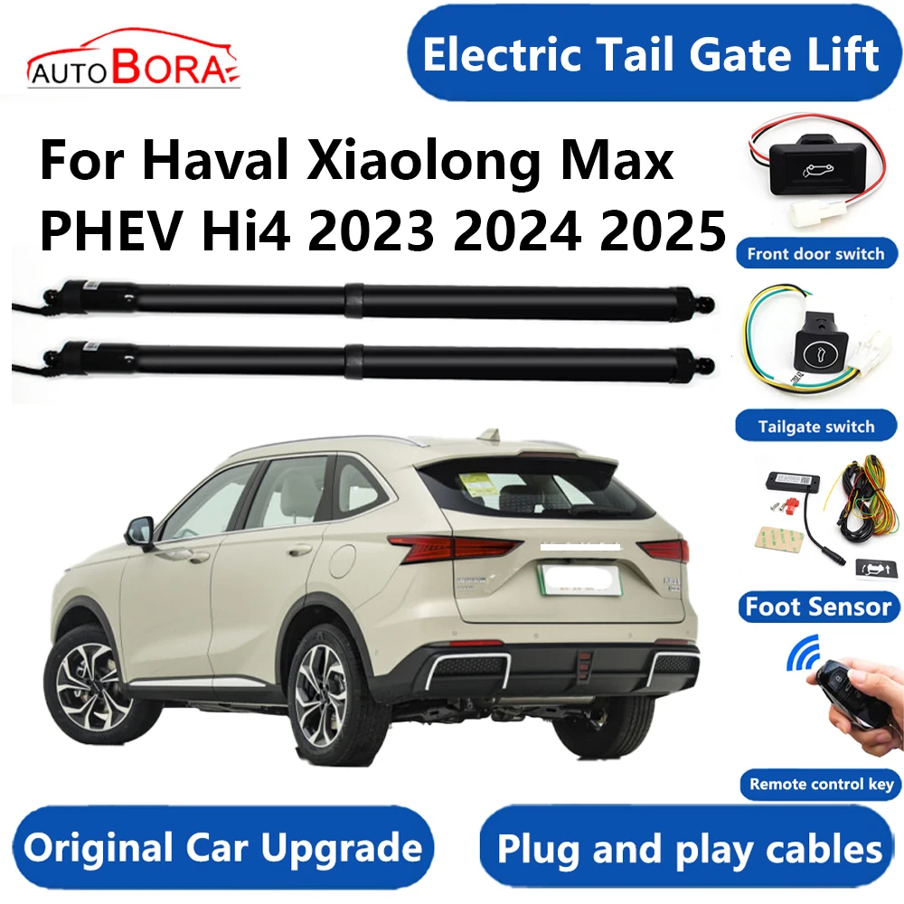 Car Electric Tail Gate Lift System Power Liftgate Kit Auto Automatic Tailgate Opener for Haval Xiaolong Max PHEV Hi4 2023~2025