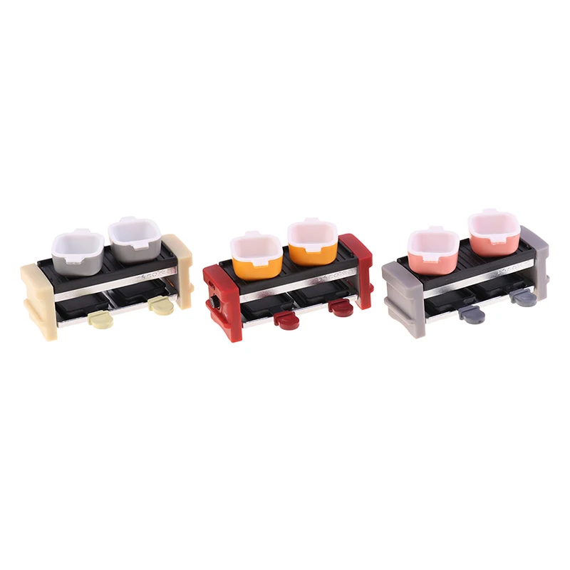 1:12 Dollhouse Miniture Plastic Barbecue Rack Kitchen Cookware Model Accessories