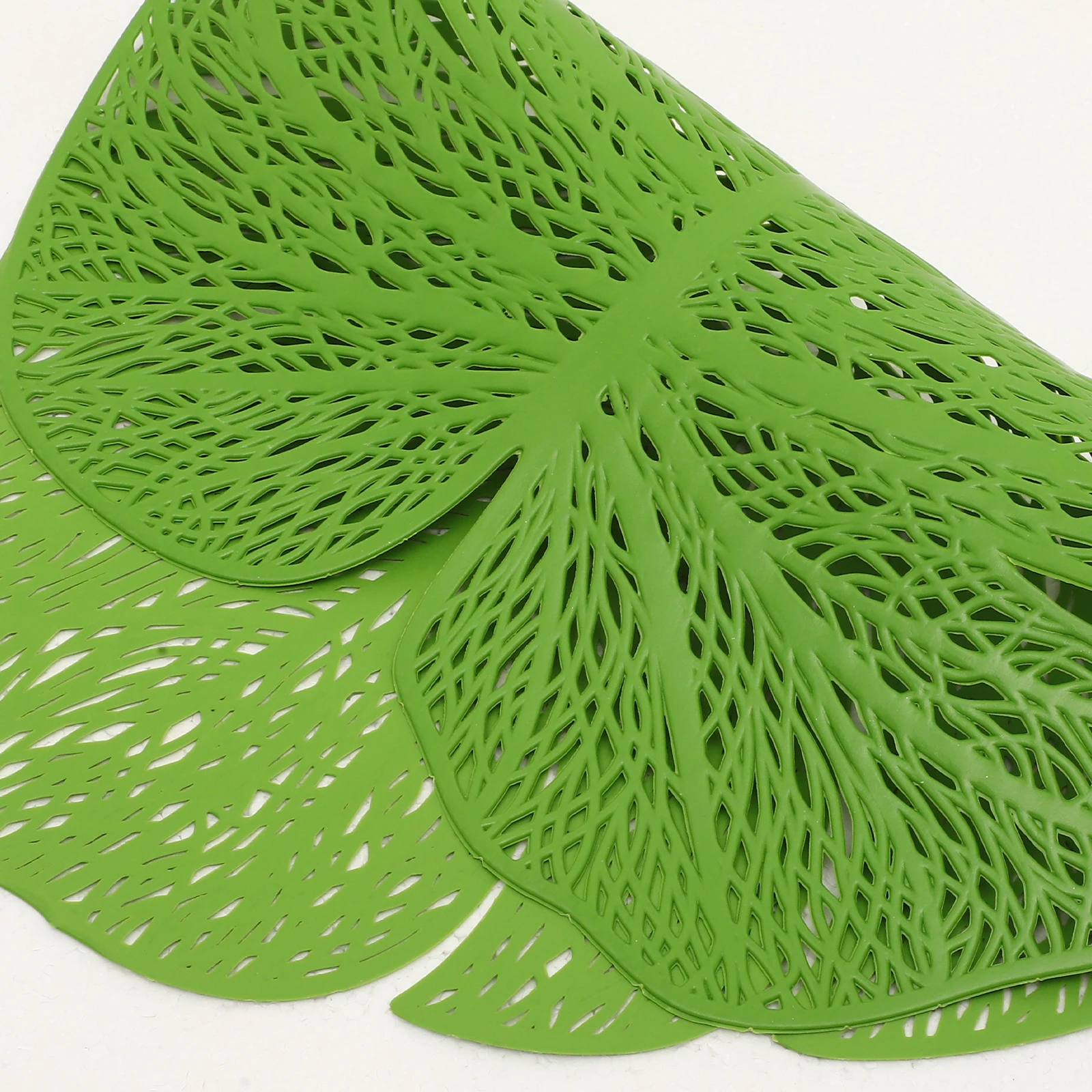 

6pcs Waterproof Oil Resistant Dining Table Mat Monstera Leaf Placemats Home Restaurant Decoration Heat Protection for dining