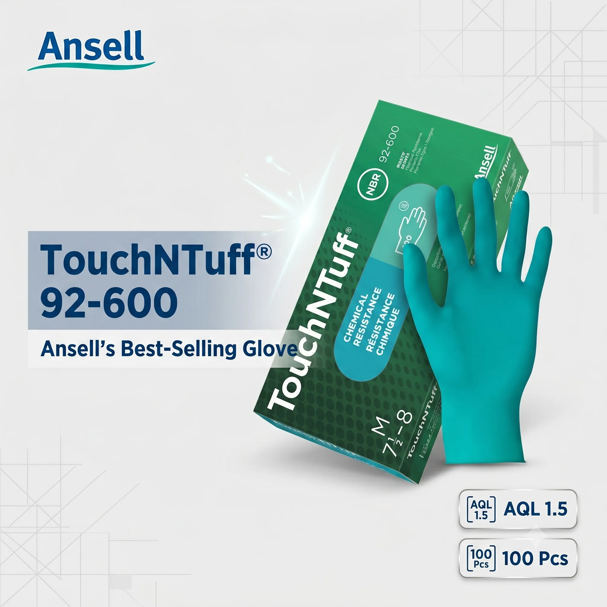 ansell-touchntuff-92-600-disposable-nitrile-gloves-powder-free-chemical-resistant-lab-safety-work-gloves-100pcs