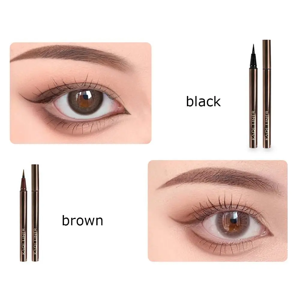 Donne principianti a prova di olio ad asciugatura rapida liscio senza sbavature colore Eyeliner Eye Liner Eye Makeup penna Eyeliner liquido