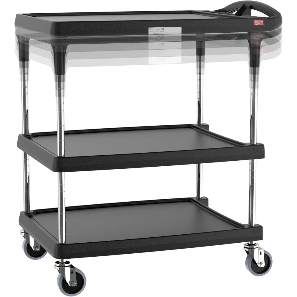 

Utility Cart - Choose-Your-Folding Trolley Hotel Cleaning Cart Food Serving Cart Hand Hotels Rotating Furniture Commercial