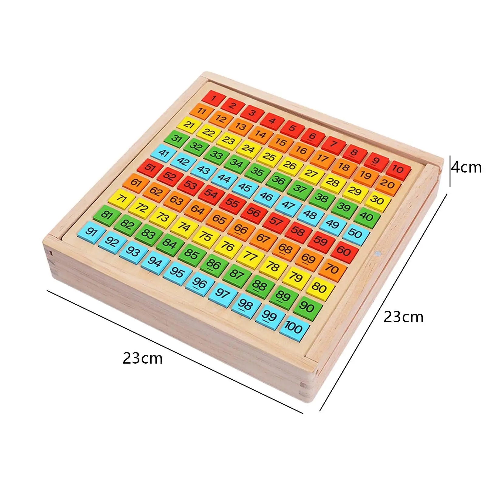 Math Arithmetic Teaching Educational Toys,Numbers Multiplication Table Game,Multiplication Learning Tray for Girls and Boys