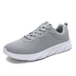 Zapatillas de correr para hombre, zapatos ligeros de malla transpirable para caminar, zapatillas informales para hombre, Maratón, correr por la mañana, cómodas