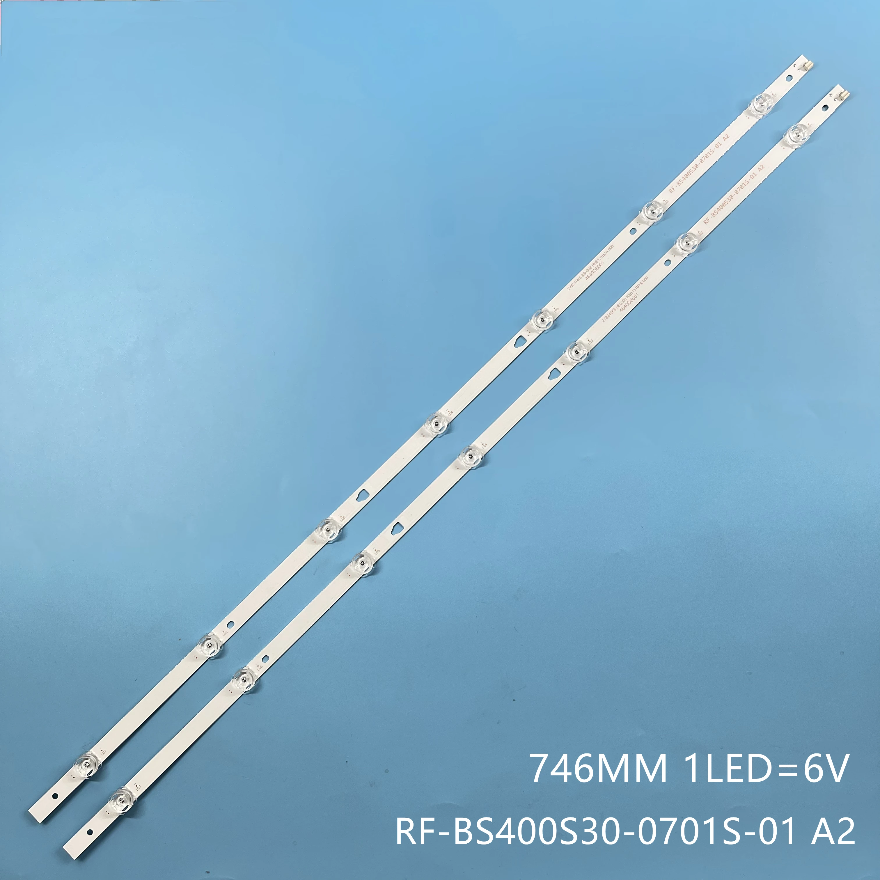 2PCS/Set Brand New TV's LED Lanes Bars RF-BS400S30-0701S-01 10 A2 4640D8001 Backlight Strips V400HJ6-PE1 REV.C3 C400F18-E1-C