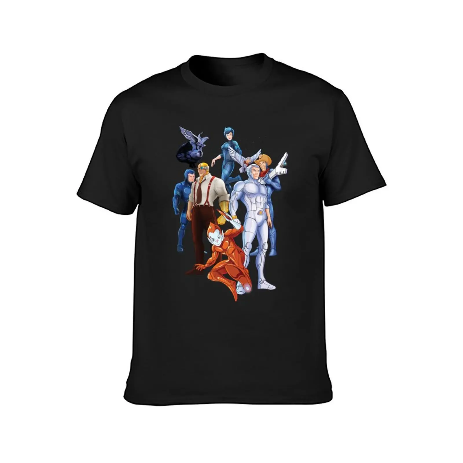 Silverhawks T-Shirt kawaii clothes quick drying plus size tops Men's t-shirts