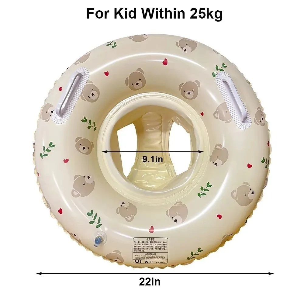 

Safe Inflatable Pool Float Tube Shape Water Play Baby Swim Ring Seat Ring Swimming Circle Beach