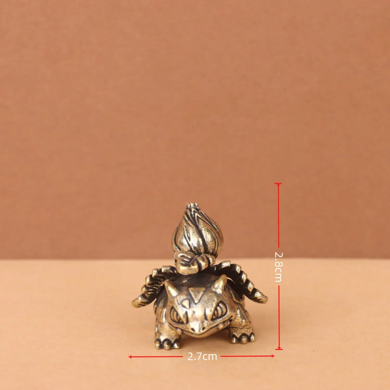 Pokémon Messingfigur Glurak Blastoise Dragonite Bulbasaur Brüllender Flugdrache Statue Tierfiguren Modell Dekoration Geschenk – Detail 5