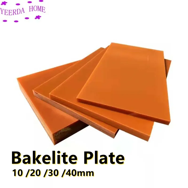 

Thick 10/20/30/40mm Bakelite Sheet Bakelite Plate Board Electrostatic Prevention Insulated Panels for DIY