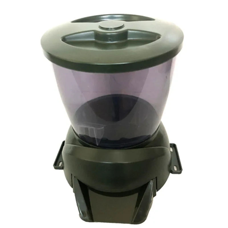 وحدة تغذية الأسماك الأوتوماتيكية ذات سعة كبيرة تعمل بالبطارية، مؤقت LCD لحوض السمك، جدول تغذية خارجي، مستلزمات الحيوانات الأليفة للأغذية الجافة