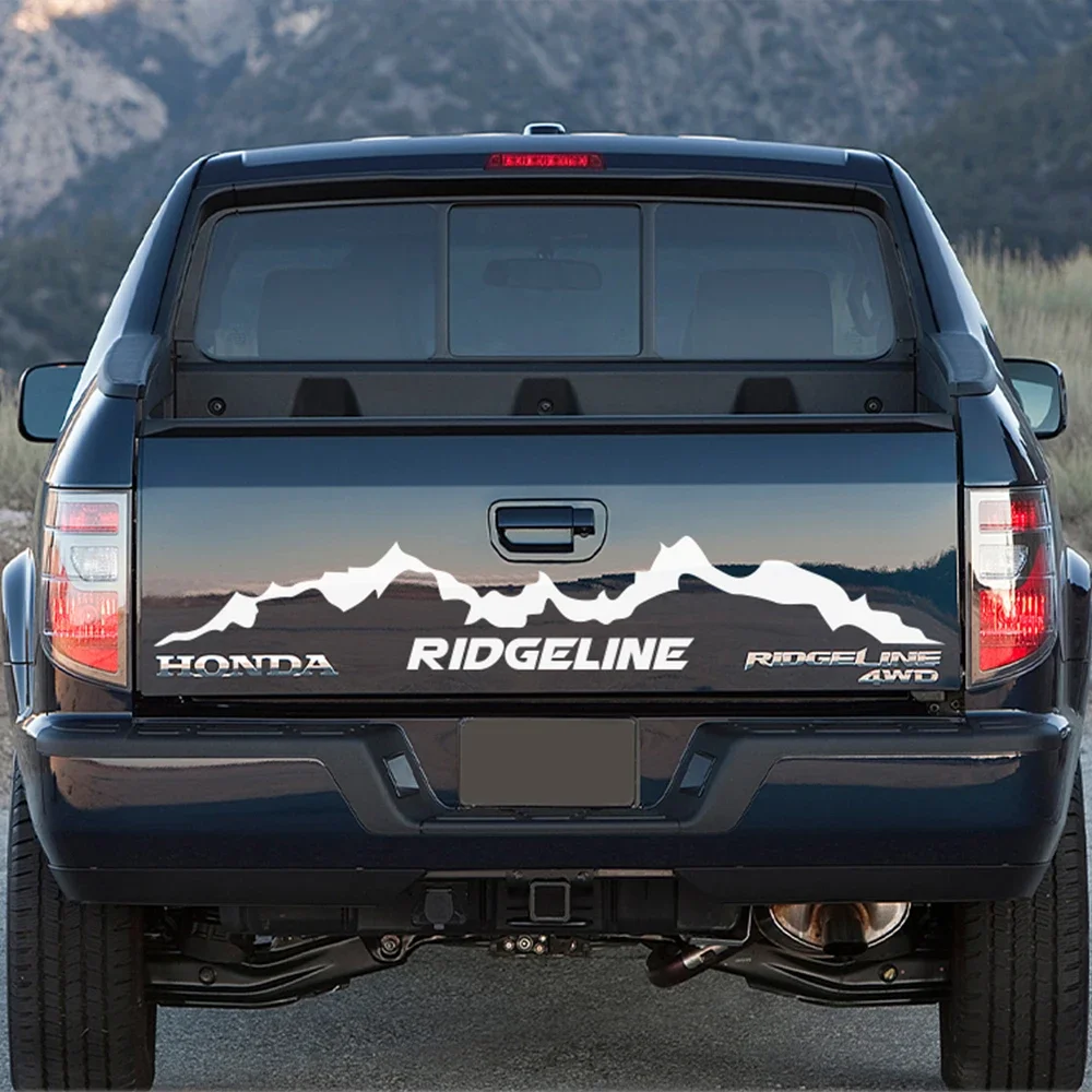 Pickup Rear Tailgate Stickers For Honda Ridgeline Car Decor Decals Truck Graphics Vinyl Custom Cover Auto Tuning Accessories