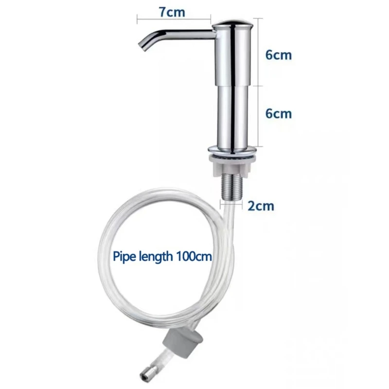Practical Soap Dispenser Extension Tube Dish Soap Head Outlet for Kitchen Dropship
