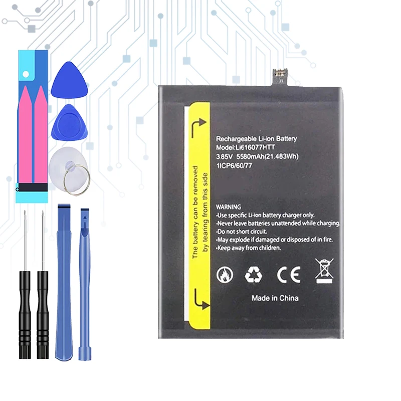 

Li616077HTT (BV5100) Replacement Battery For Blackview BV5100 5580mAh