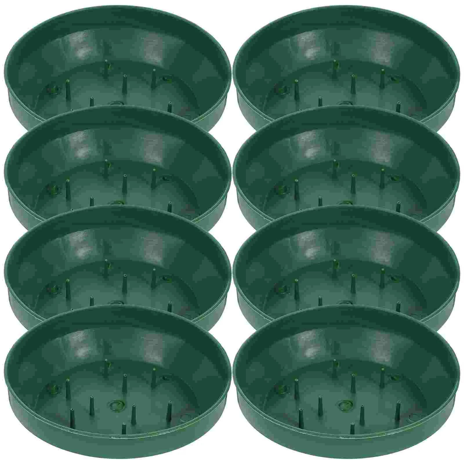 

10 Pcs Flower Mud Fixing Plate Arrangement Base Indoor Covered Growing Tray Foam Pot Planter Arrangements