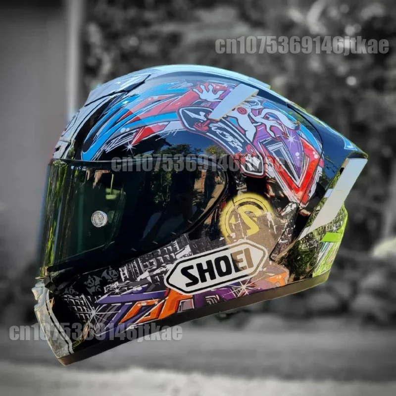 

Motorcycle Full Face Helmet SHOEI X-14 Helmet X-SPIRIT III X-Fourteen Shoya Helmet Solid X-14 Sports Bike Racing Helmet