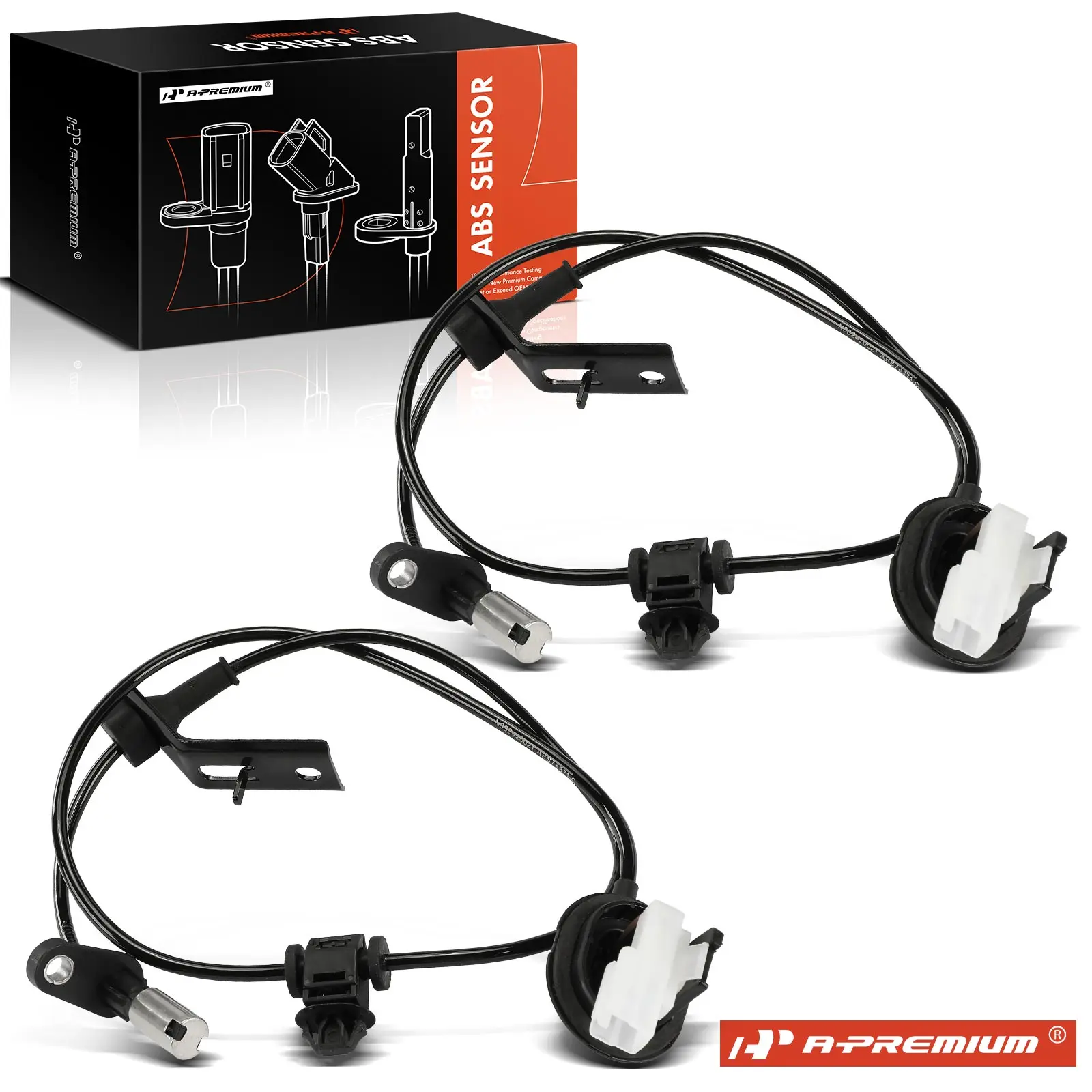 A-Premium 2Pcs Rear Driver & Passenger Side ABS Wheel Speed Sensor for Mazda CX-5 2013-2015