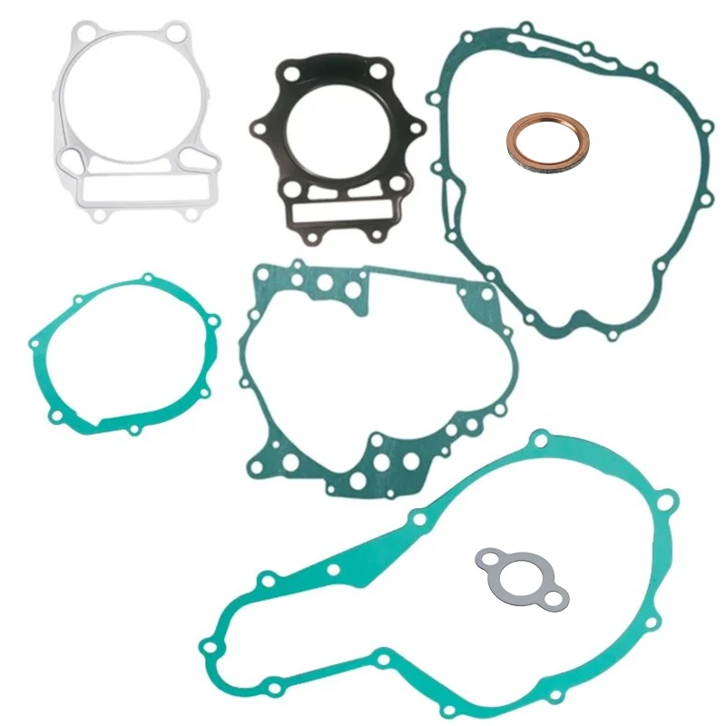Base da cabeça do cilindro da motocicleta capa do motor kits de junta do cárter para suzuki dr350se dr350 se 1990-1999