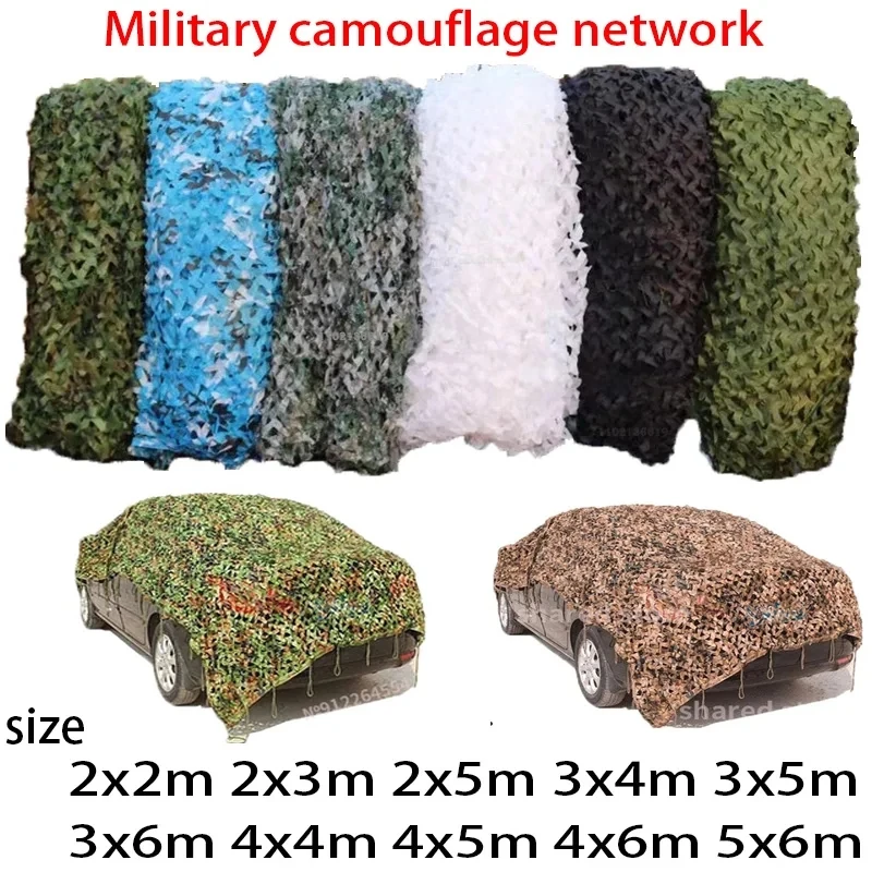 Tactical camouflage net, outdoor camouflage net, portable shelter for hunting and camping