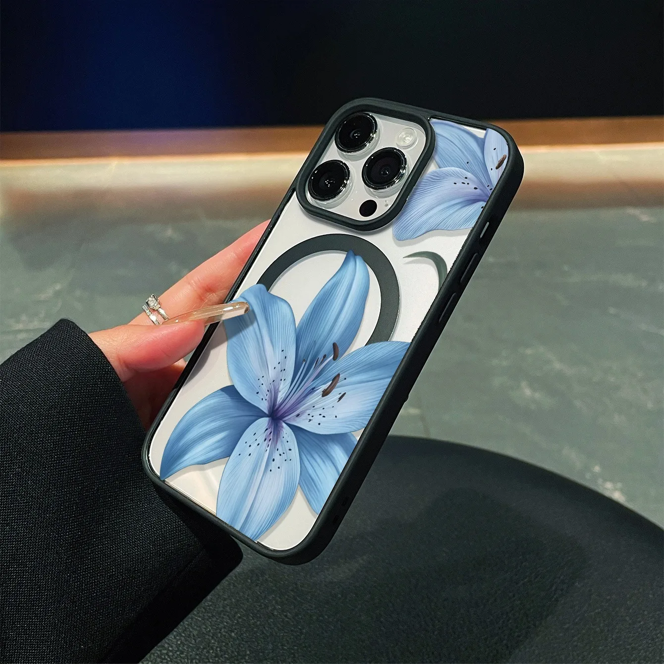 Lce Blue Lily Şeffaf Kılıf Mag - Clear Magsafe Case incelemesi ve fiyatı