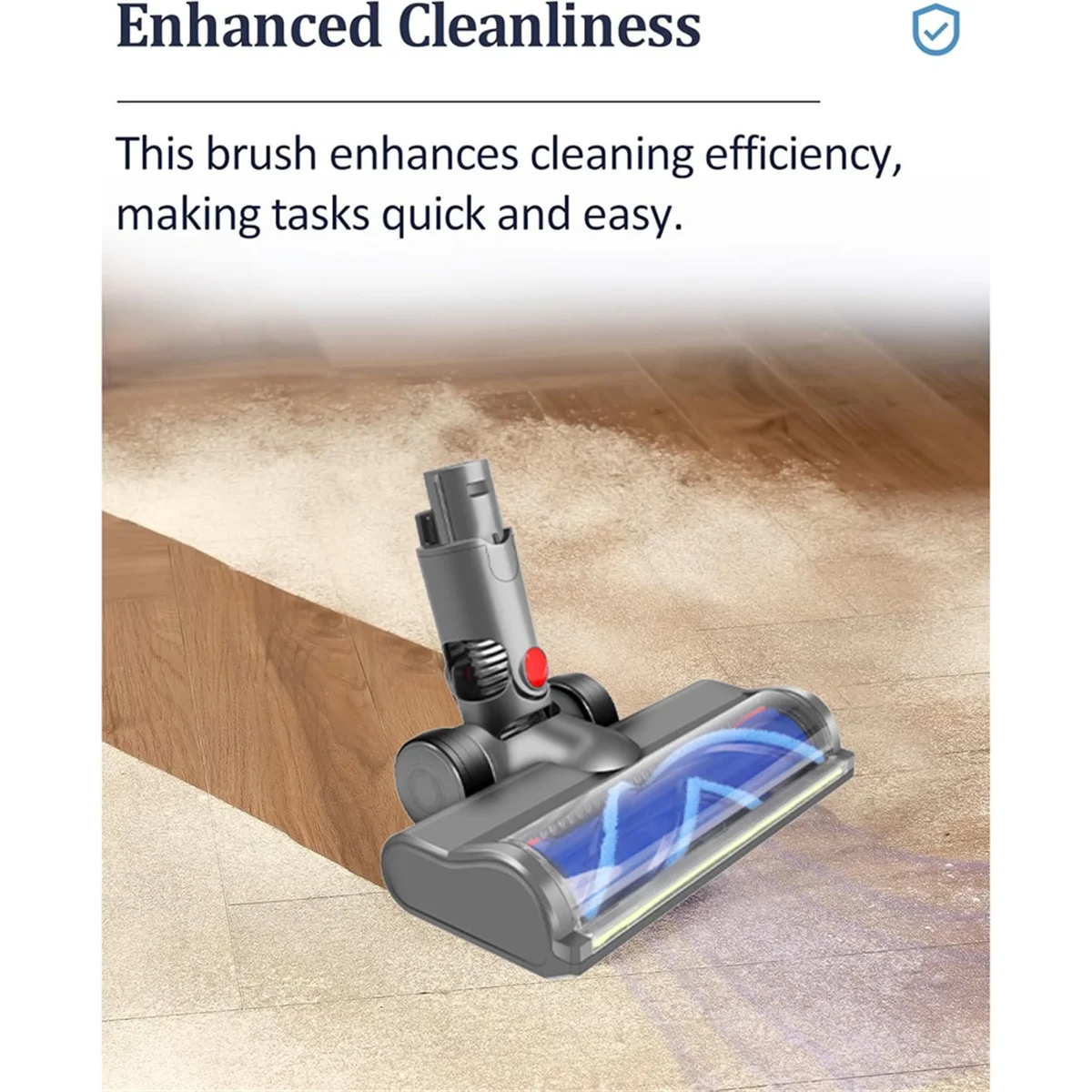 Горячая насадка с прямым приводом для пылесосов Dyson V6 DC58 DC59 DC62 DC72 со светодиодными пылезащитными лампами для пылесоса