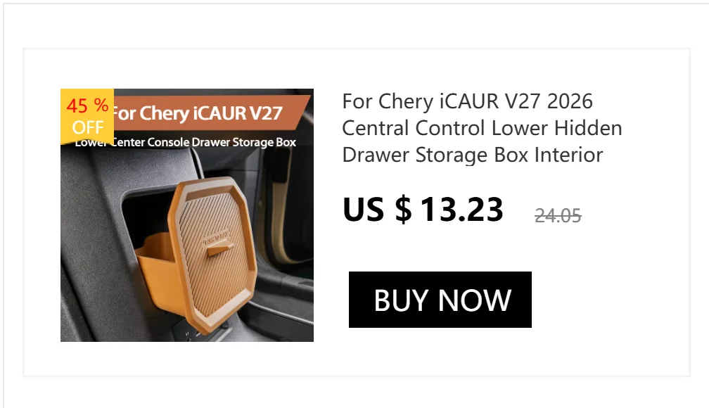 For Chery ICAUR V27 2026 Spare Tire Cover Thickened Rainproof Tire Protective Sleeve Accessories