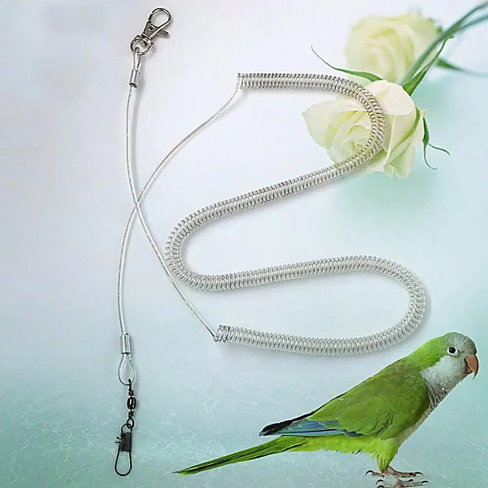 Parrot Bird Leash Flying Training Rope Straps Parrot Cockatiels Starling Budgie Adjustable Long Rope Traction Belt Pets Supplies