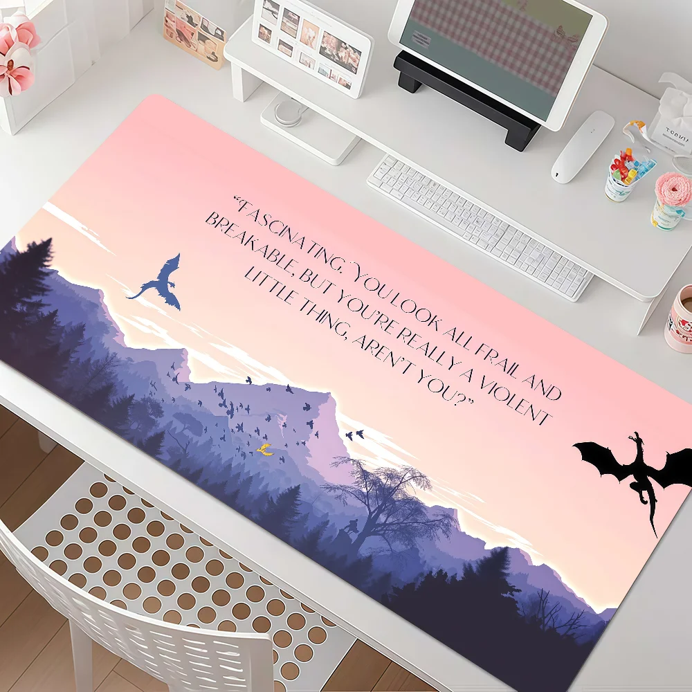 Romantic Fantasy F-fourth W-wing Mouse Pad Anti Slip Rubber 