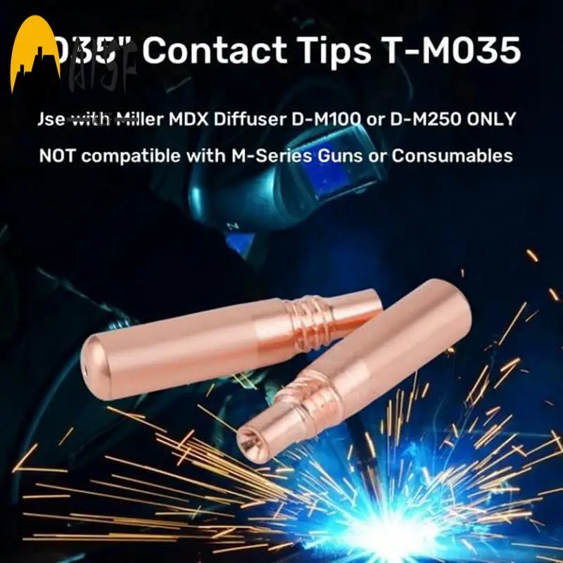 

A15F-MIG Сварочные контактные насадки 0,9 мм для горелки MIG серии Miller MDX с диффузором Miller MDX D-M100 D-M250 T-M035