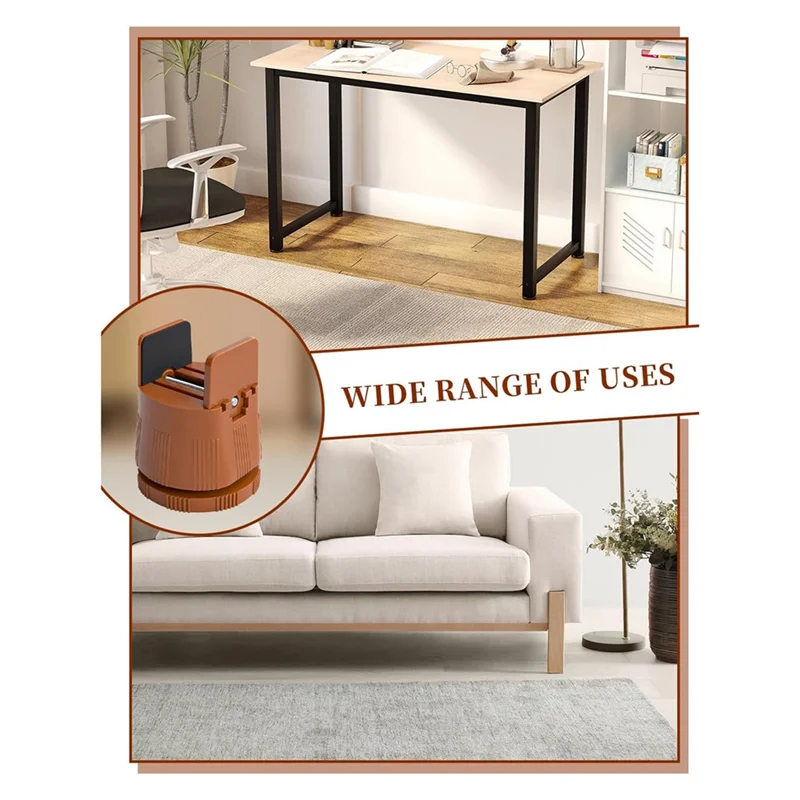 

LICE-Bed Risers Adjustable Furniture Risers,Table Desk Chair Risers With Clamp, Bed Frame Risers Height Adjustable