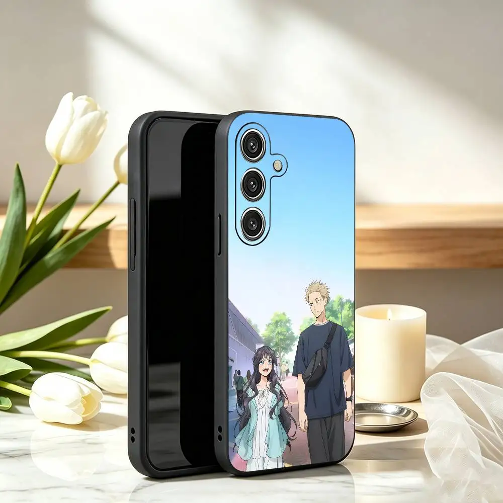 KaoruHana Rintarou Kaoruko Anime Phone Case Black Silicone Soft For Samsung Galaxy A73,A72,A71,A70,A53,A52,A51