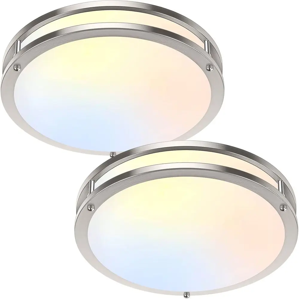 

36W LED Ceiling Lights 3600lm Super Bright, Dimmable Flush Mount Light Fixtures, 6500K/5000K/4000K/3000K/2700K Adjustable Ceilin