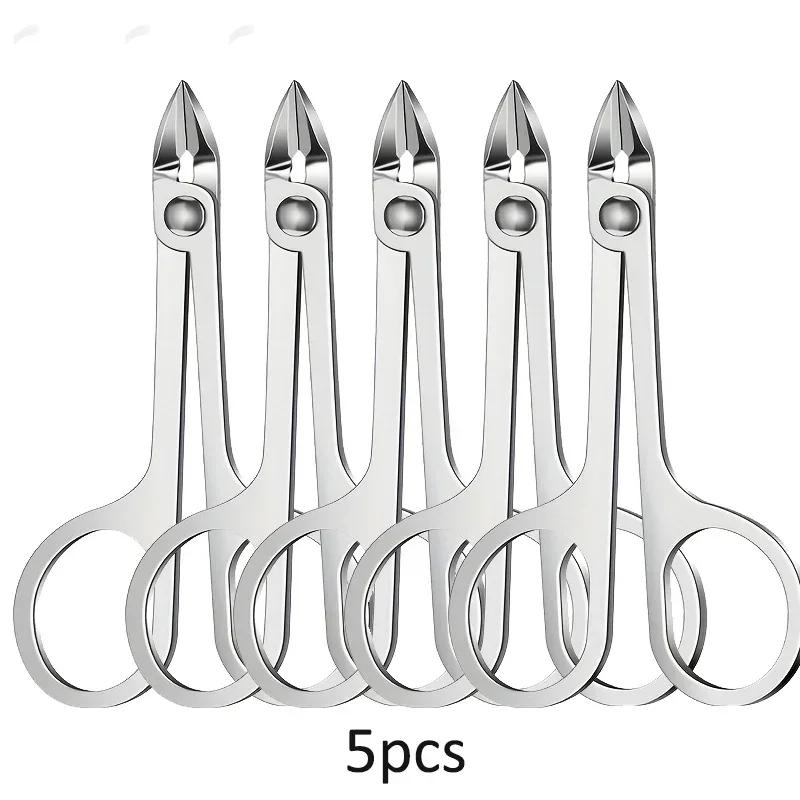 ‌Stainless Steel Nail Scissors Sharp Edge Cuticle Trimmer Durable Manicure Tool‌