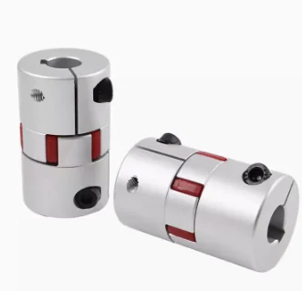 1pc 6.35x10mm D25L30 Aluminium Polyurethane plum shaped clamping Flexible Coupling Shaft Coupler Encoder cnc Servo/Stepper Motor