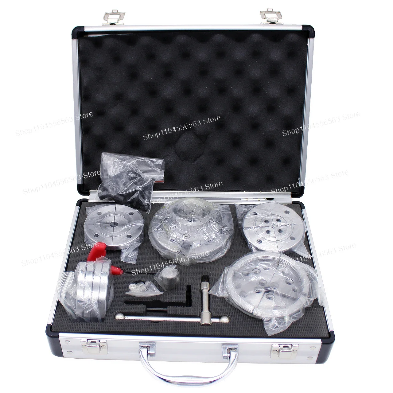 3.75 Inch Self-Centering Scroll Chuck, 4-Jaw Wood Lathe Chuck Kit High Quality