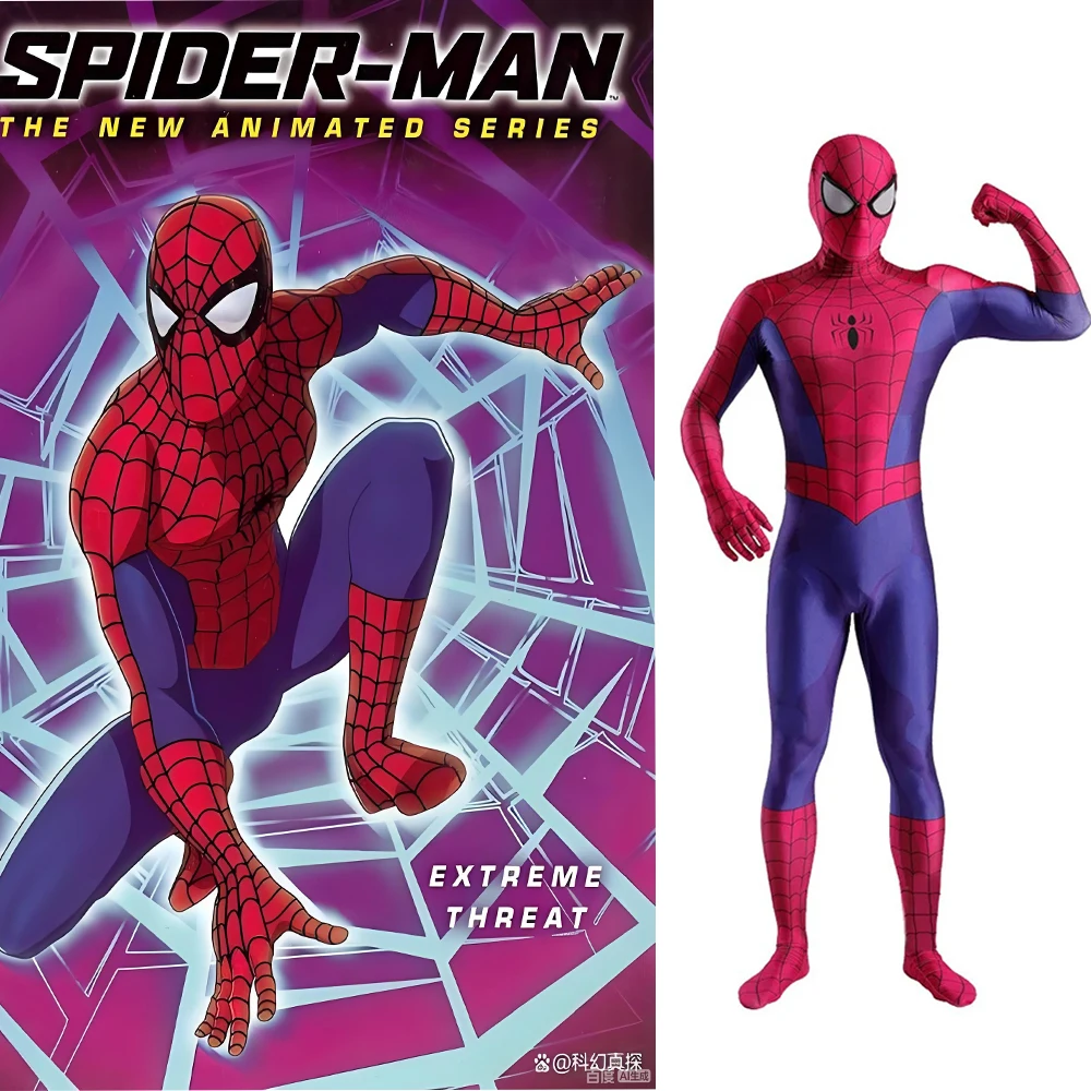 spiderman-cosplay-anime-1994-peter-parker-spider-costume-spandex-bodysuit-zentai-suits-outfit-halloween-costume-for-adult-kids