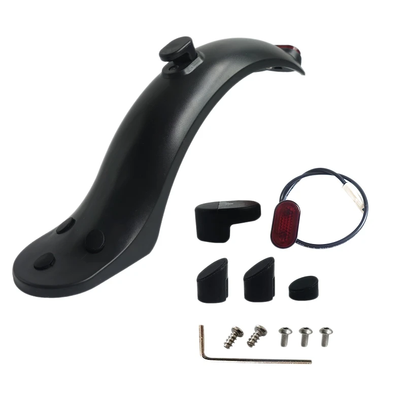 Scooter Rear Mudguard Taillight Fender Set For Xiaomi M365/1S/PRO Electric Scooter Accessories