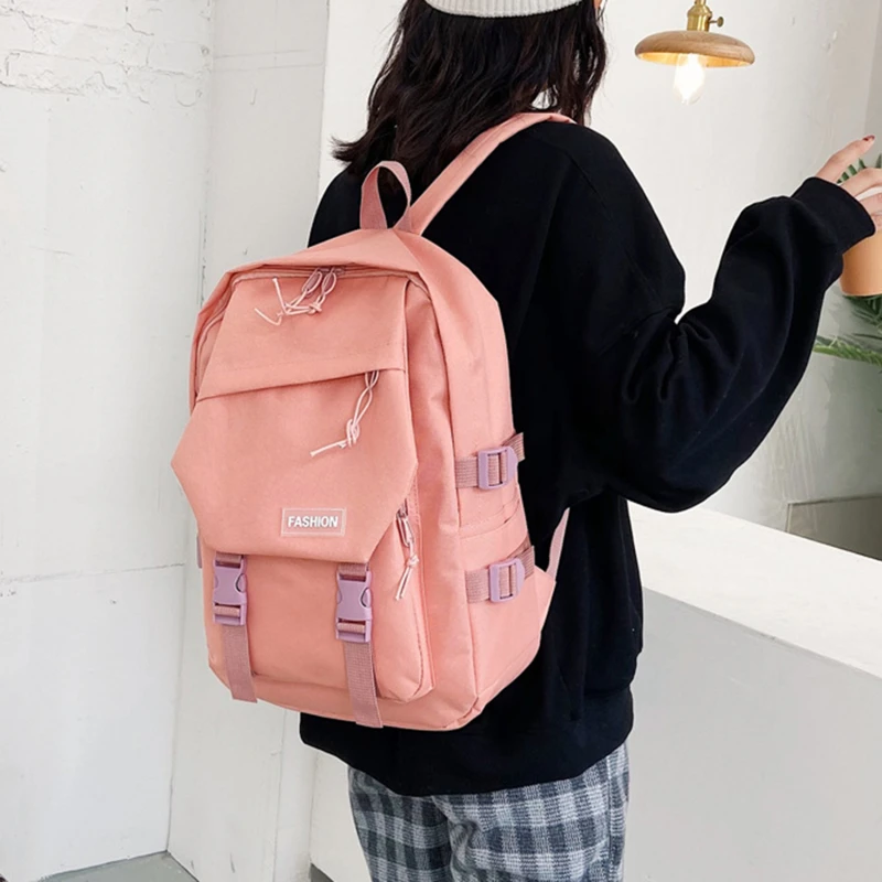 Vintage Unisex Oxford Waterproof Backpacks Large Capacity Men Travel Bag Women Students Books Japanese High School Backpack