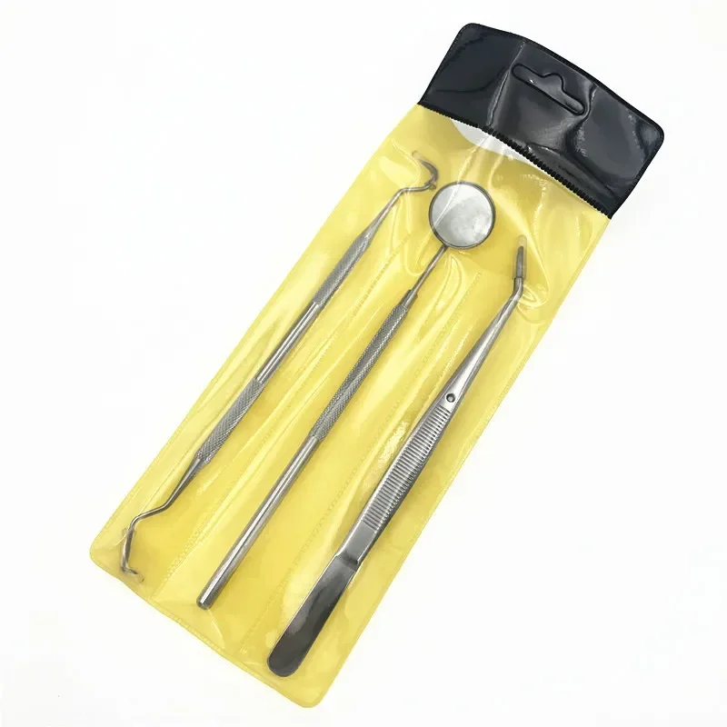 Quality Oral Mirror Probe Tweezer Tool Set Hardware Tools Stainless Steel Dental Tools