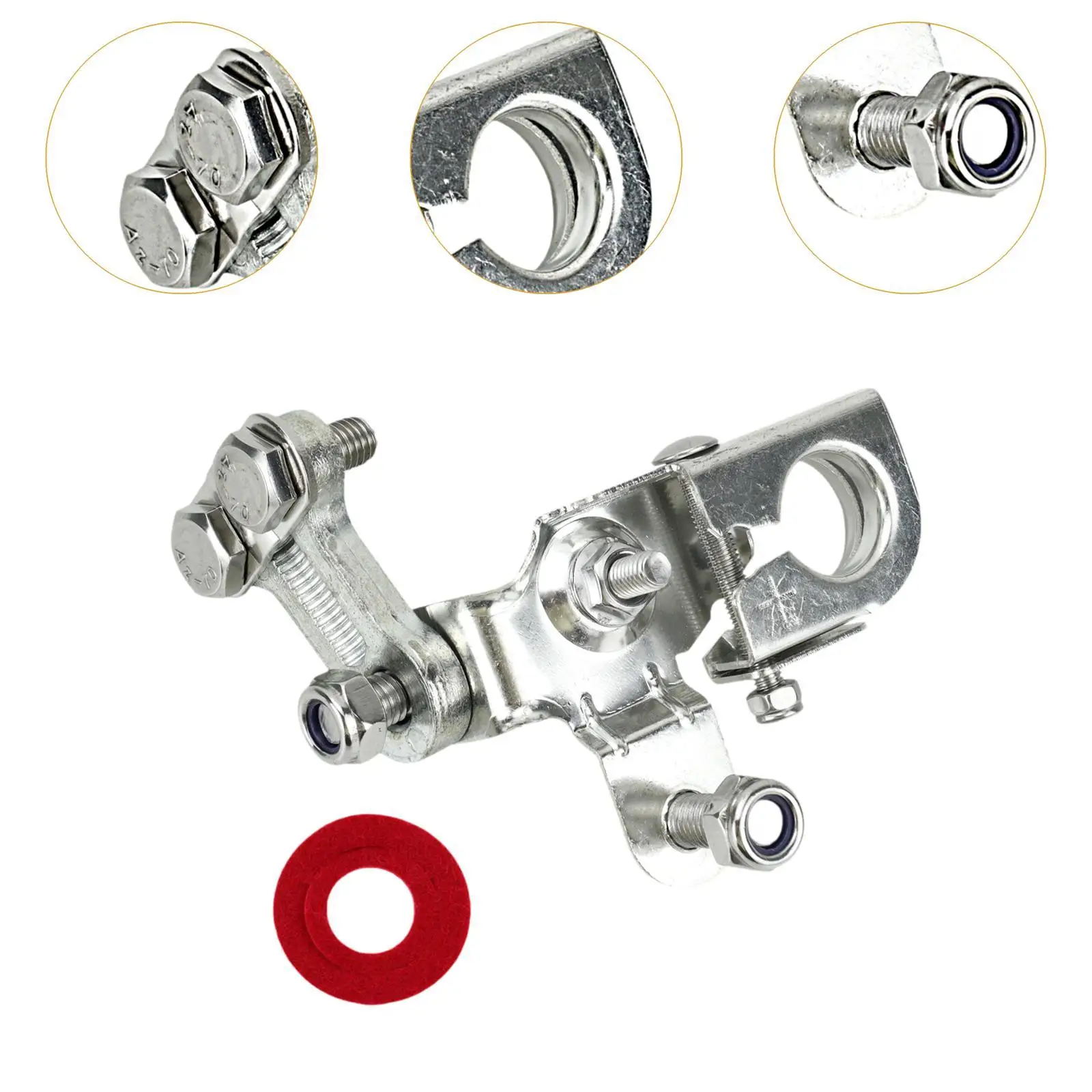 

Professional Positive Battery Terminal Spare Direct Replacement Clamp Durable Stainless Steel for Ford Edge F150 Lincoln MKX
