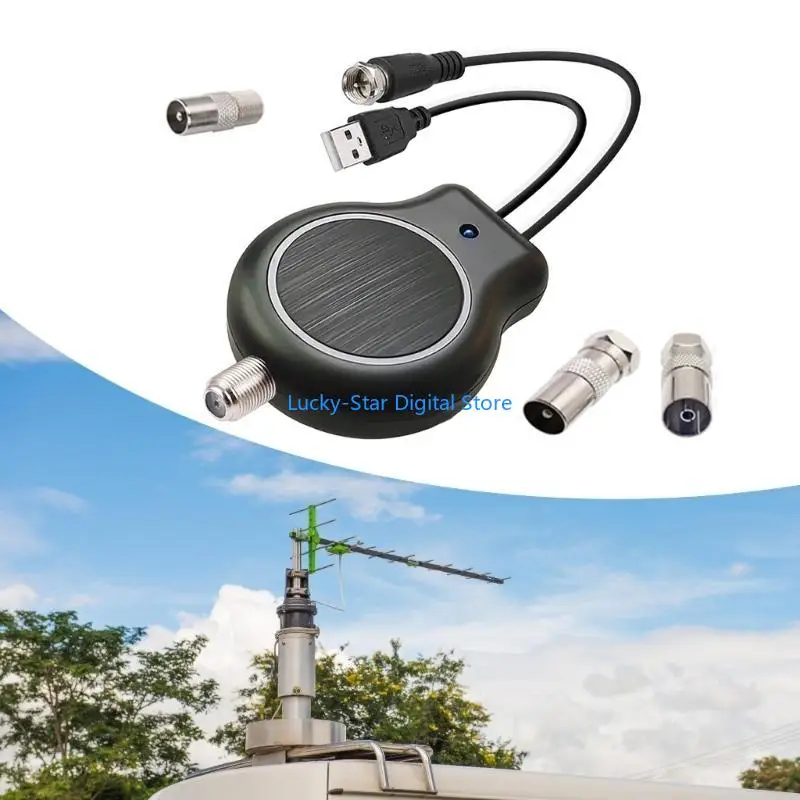 

N7MC Antennas Amplifier Indoor Outdoor HDTV Digital Antennas Boosters 32DBI