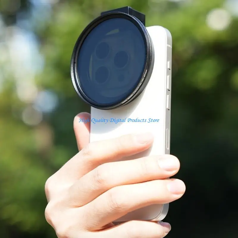 U2JE Universal 67mm Phone Filter Holder Versatile 67mm Mobile Lens Filter Mount Smartphone Accessories for Phone  14/15