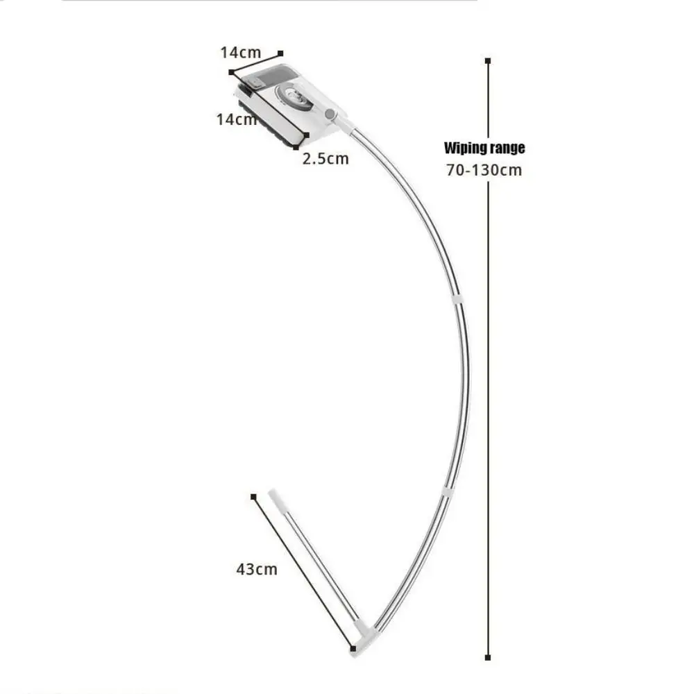 Household suitable doublesided glass wiping tools for high rise windows highrise glass cleaner tools