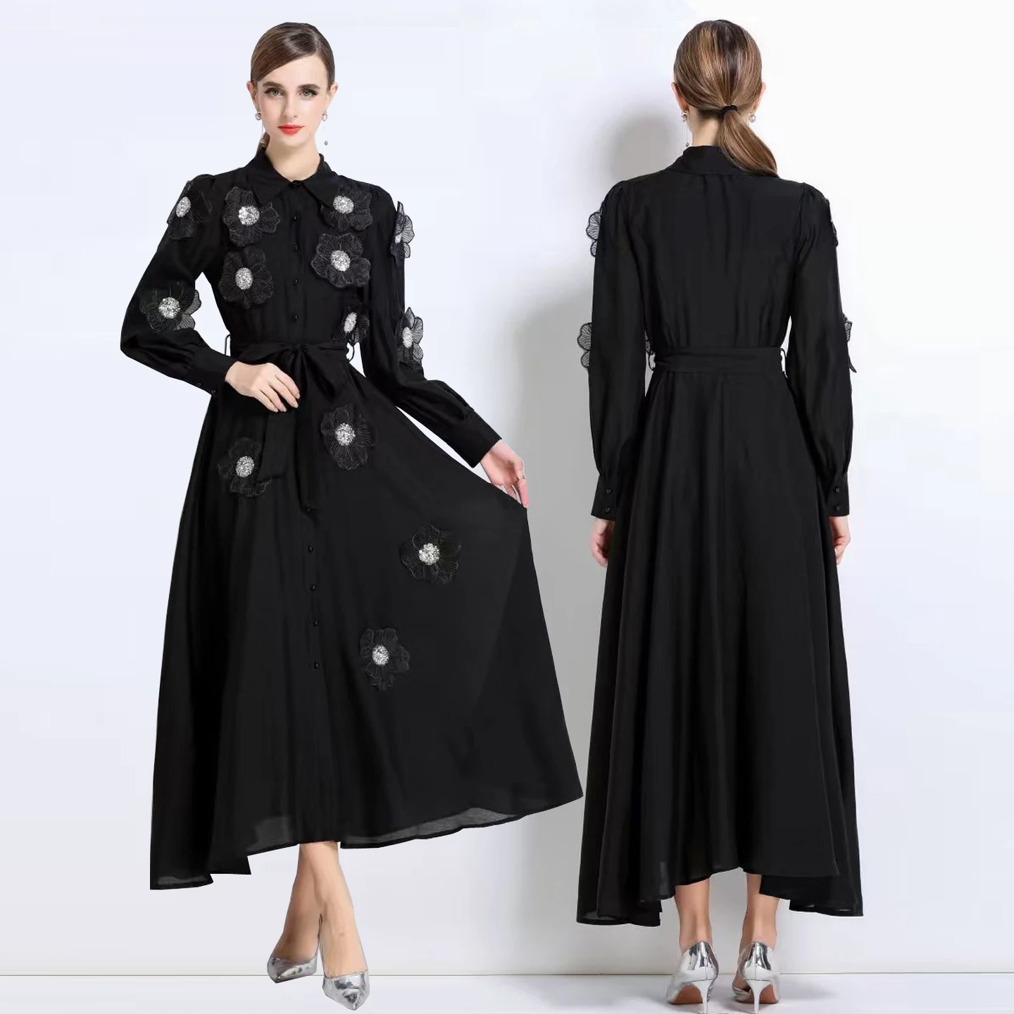 

Путешествие Vaion фото красивая фея T большая футболка с воланами объемный цветок Dr женское вечернее платье Faion ow