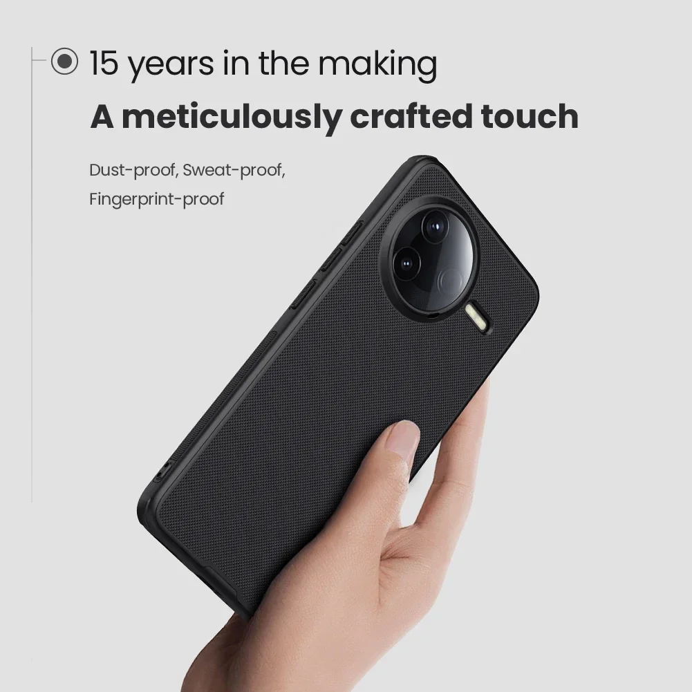 

Nillkin для Xiaomi Poco F7 Pro 5G магнитный чехол супер матовый щит жесткий тонкий Magsafe с мягкой рамкой задняя крышка