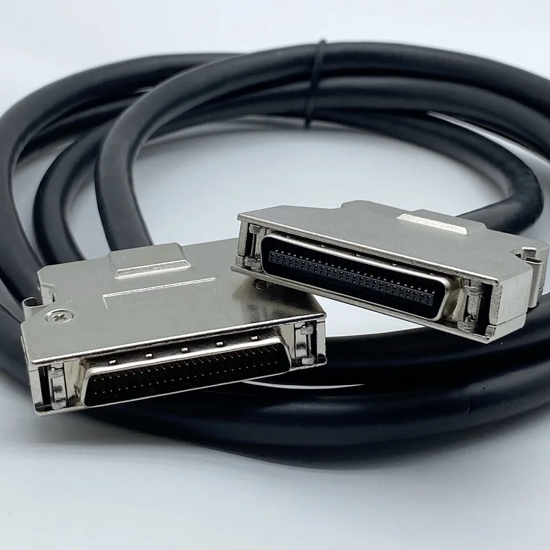 SCSI-II HPDB50 Male To HPCN50 Male DB50 To CN50 M/M SCSI Cable 1.8 Meters