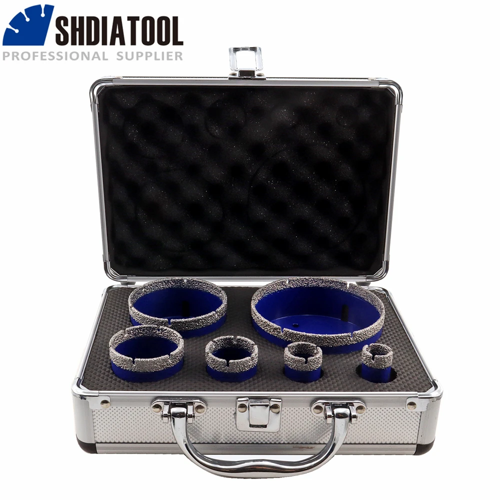 Shdiatool-diamond Broca Core Bit Buraco Saw Cutter Mármore Granito Tijolo Azulejo Cerâmica Concreto M14 811 20 25 35 50 75 100 Milímetros Peças